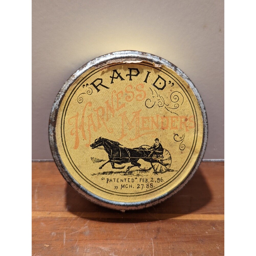 1888 Sealed Rapid Horse Harness Menders Advertising